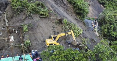 landslide in Colombia